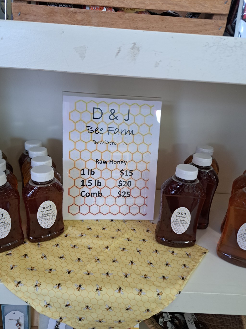 We have local&nbsp;honey?